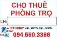 Mẫu IN CHO THUÊ PHÒNG TRỌ