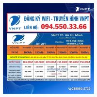 LẮP WIFI VNPT TẠI CỦ CHI 165k/tháng - 0888802729