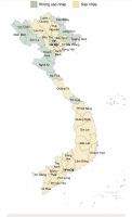 Chi tiết bản đồ 34 Tỉnh Thành mới sau khi sáp nhập