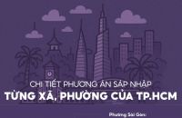 Chi tiết tên gọi 102 Phường, Xã mới của TP.HCM