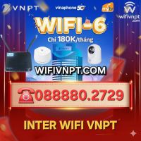 LẮP INTERNET VNPT WIFI-6 CHỈ TỪ 180k/tháng